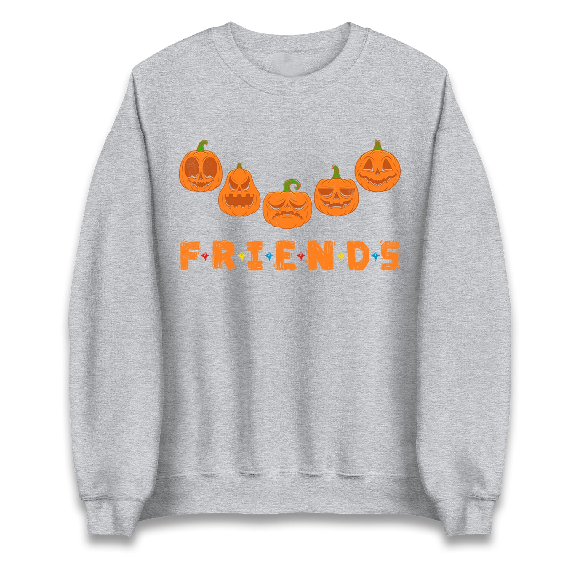 Scary Pumpkins Friends Halloween Sweatshirt
