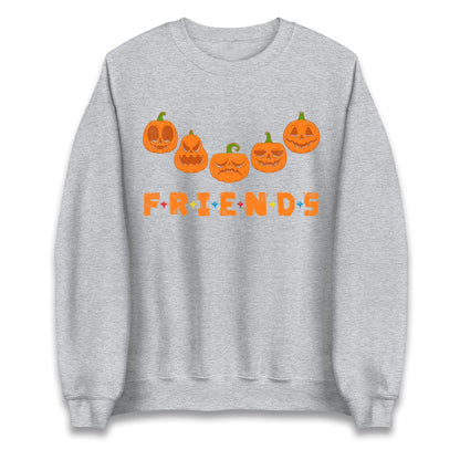 Scary Pumpkins Friends Halloween Sweatshirt
