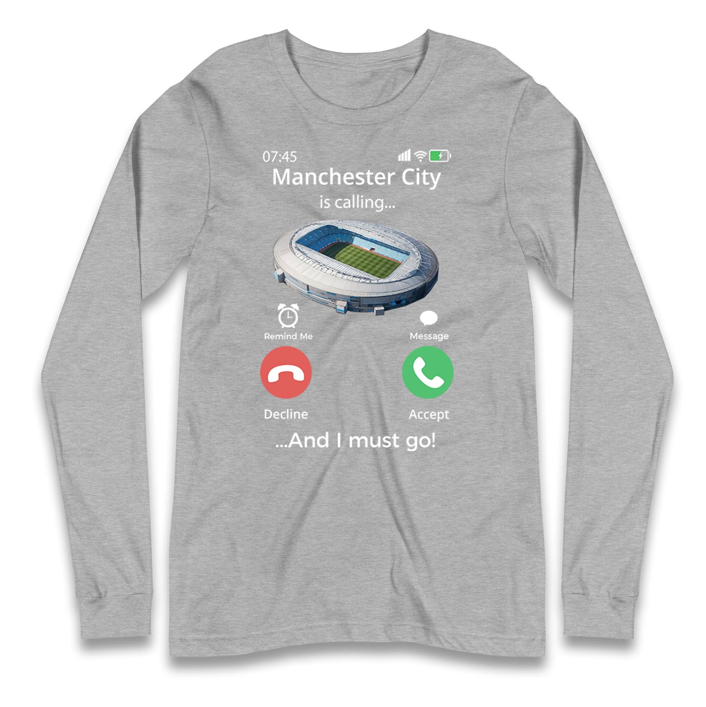 manchester city long sleeve t shirt