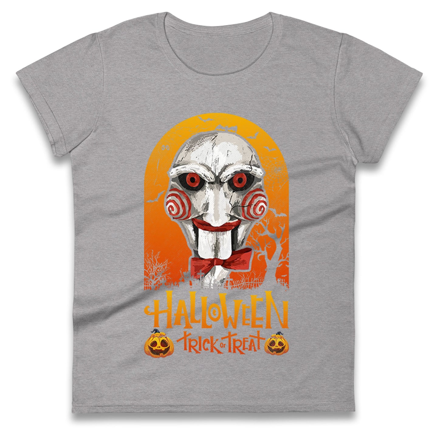 Billy The Puppet Saw Halloween Womens t shirt