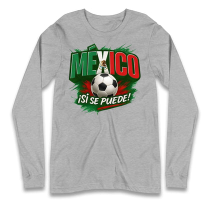 Mexico Retro World Cup Longsleeve T Shirt 