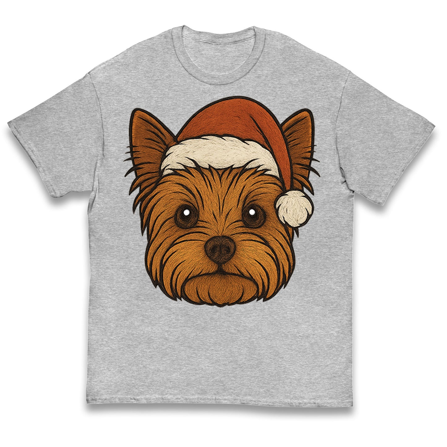 Yorkshire Terrier Christmas Kids T Shirt 