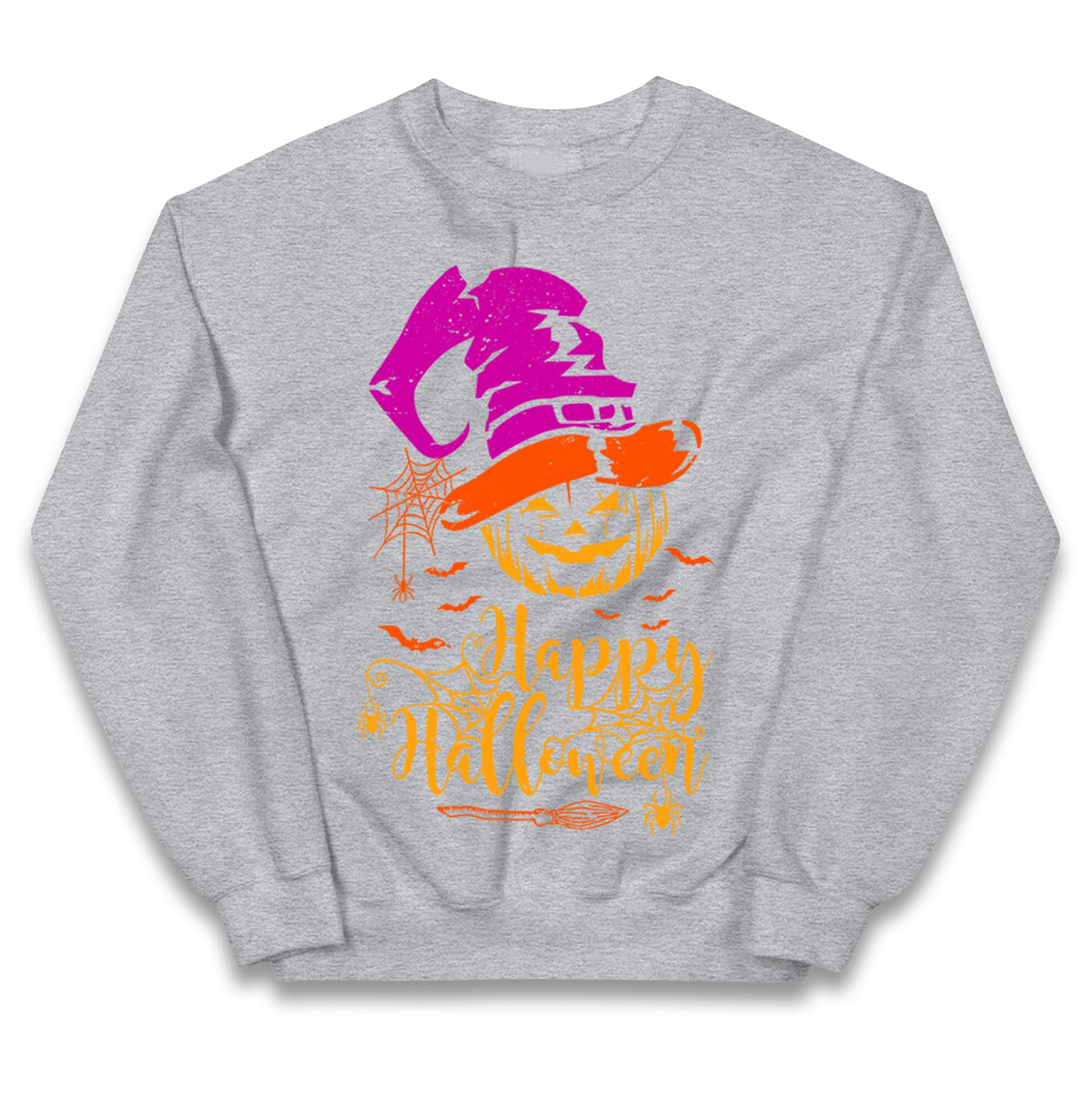 Spooky Pumpkin Happy Halloween Jumper
