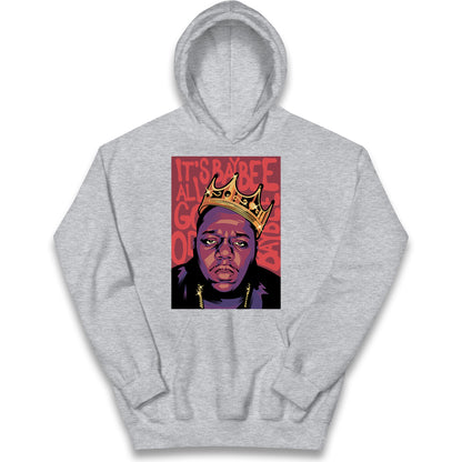 In memory of Notorious B.I.G. Kids Hoodie