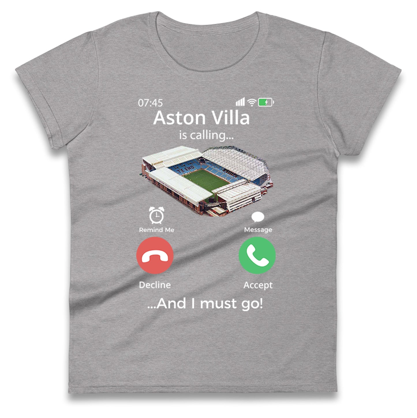 aston villa womens t shirt