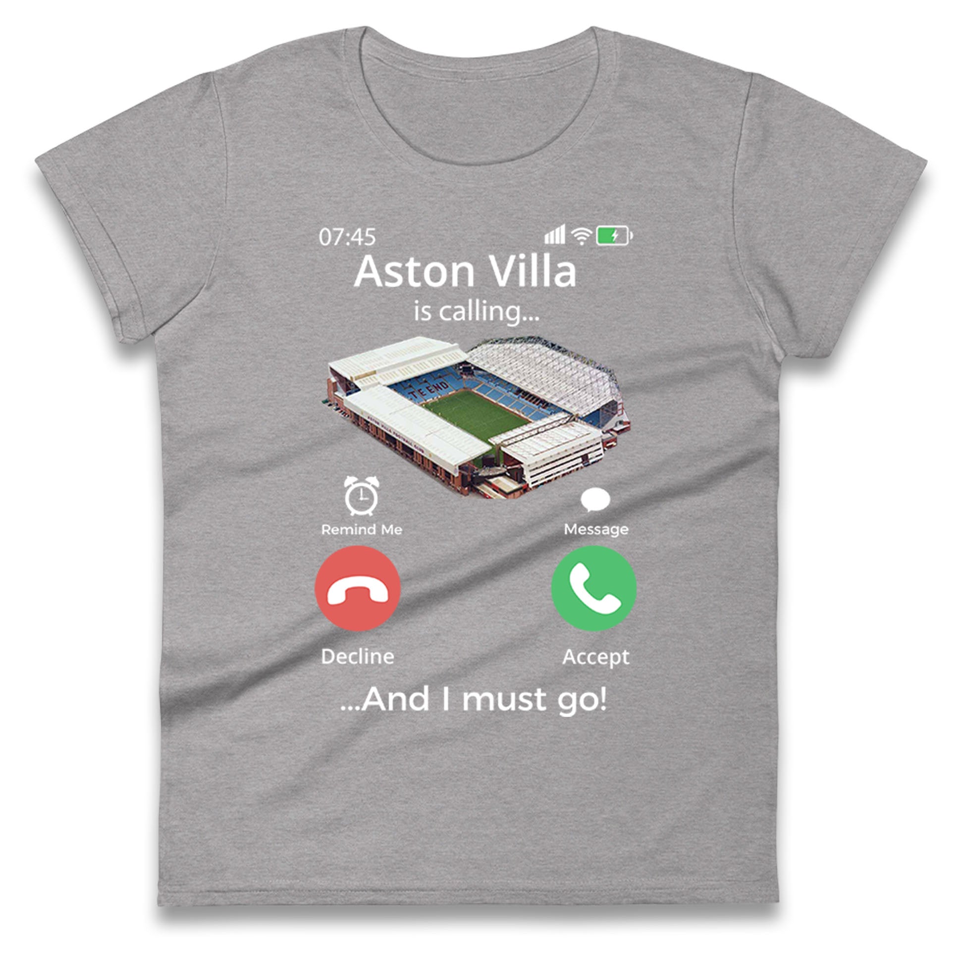 aston villa womens t shirt