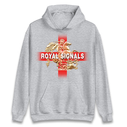 Royal Signals St George and The Dragon Unisex Hoodie
