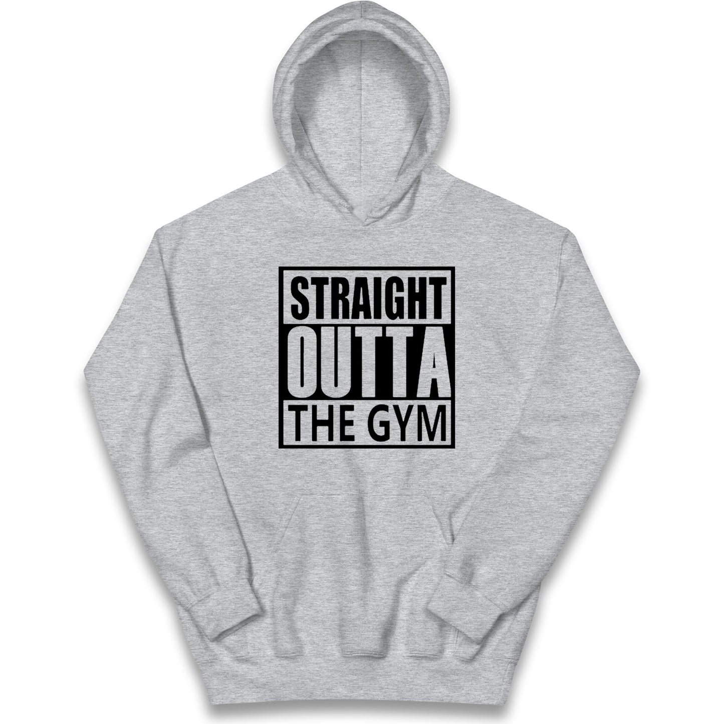 Staight Outta The Gym Kids Hoodie