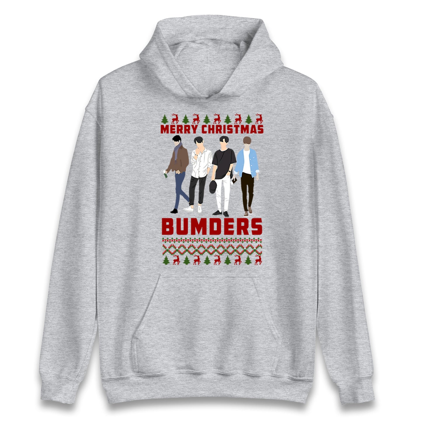 Merry Christmas Bumders The Inbetweeners Unisex Hoodie