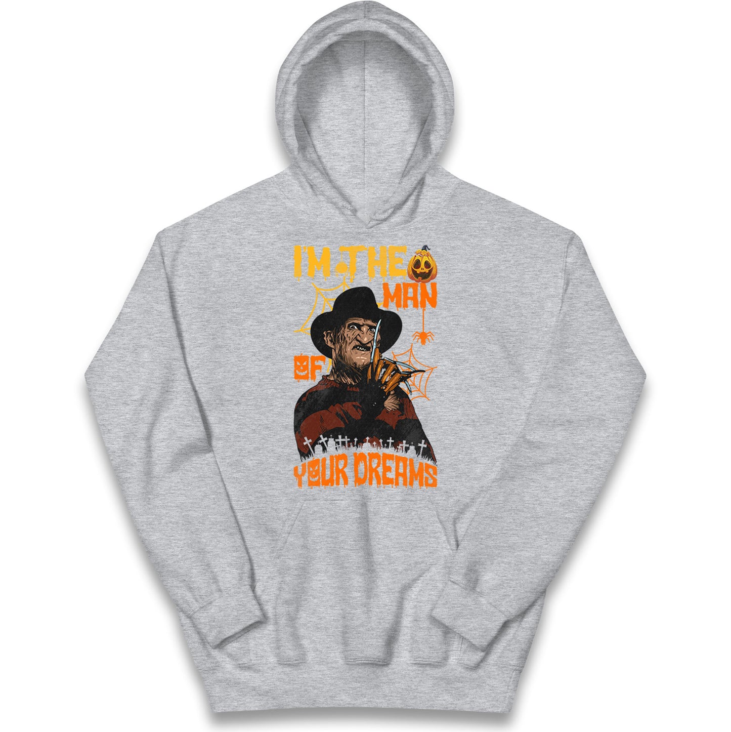 Freddy Krueger I Am The Man Of Your Dreams Halloween Kids Hoodie