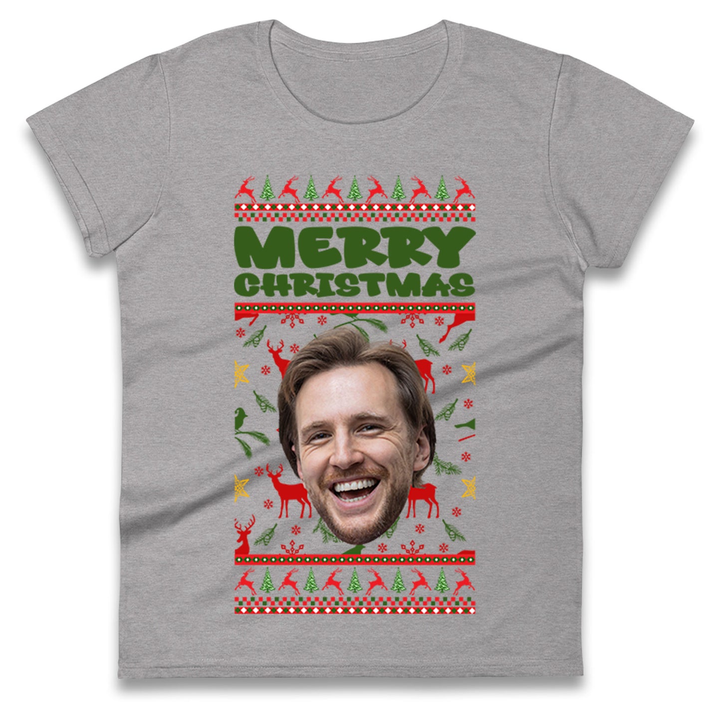 Personalise Merry Christmas t shirt
