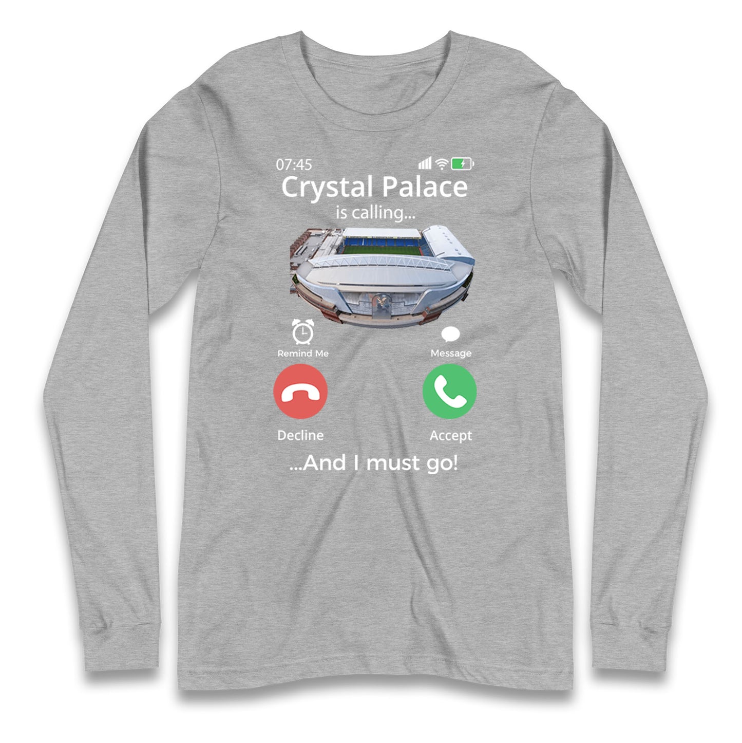 crystal palace long sleeve jersey