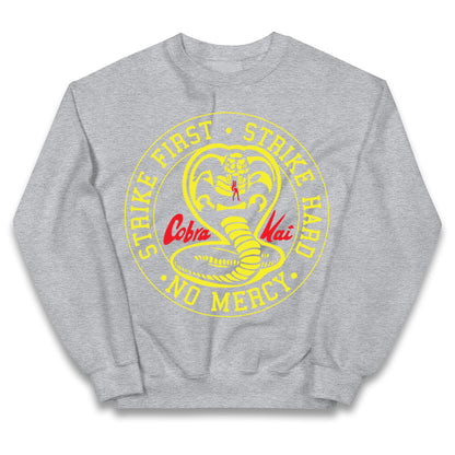 Cobra Kai Strike First Strike Hard Kids Jumper