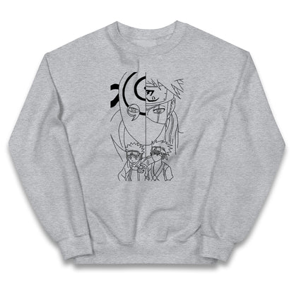 Naruto Shippuden Jumper Obito Uchiha, Kakashi Hatake, And Friends Top