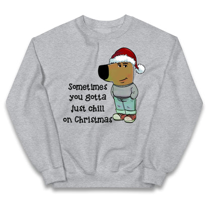 christmas chill guy jumper