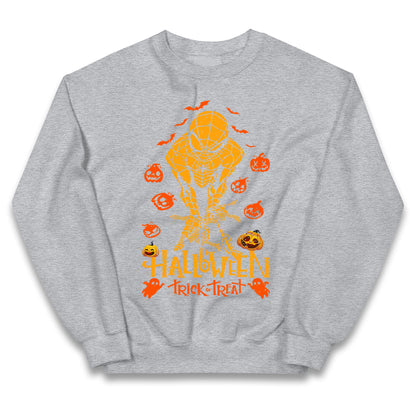 Spiderman Trick Or Treat Halloween Jumper
