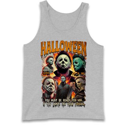 Michael Myers Horror Halloween Bootleg Tank Top