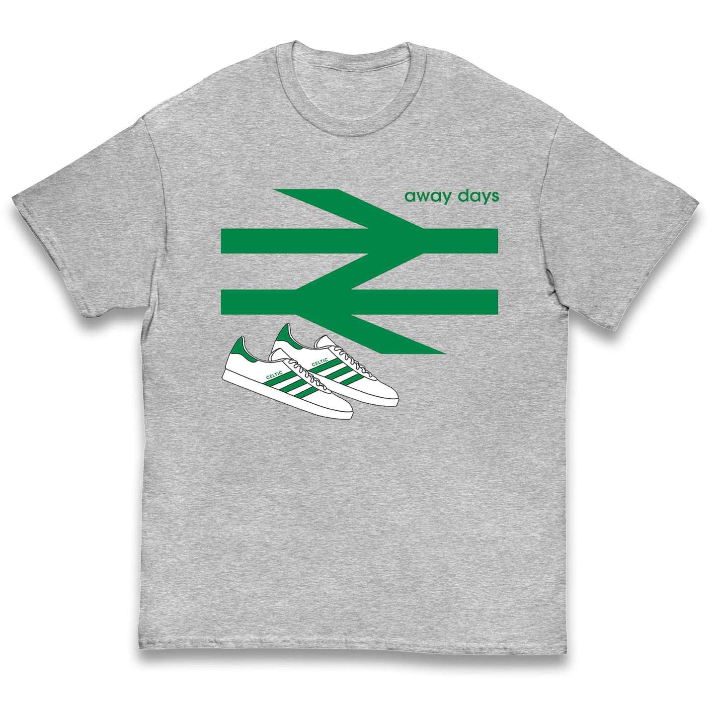Away Days Celtic Football Club Supporter Kids T Shirt