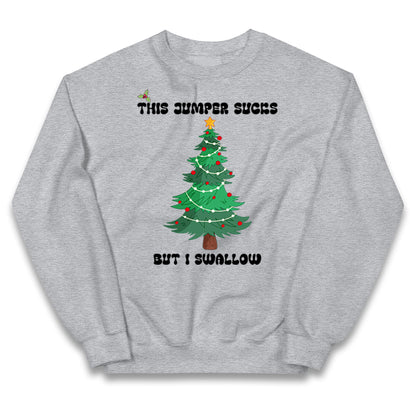 I swallow Christmas Kids Jumper