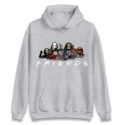 Horror Characters Friends Halloween Unisex Hoodie