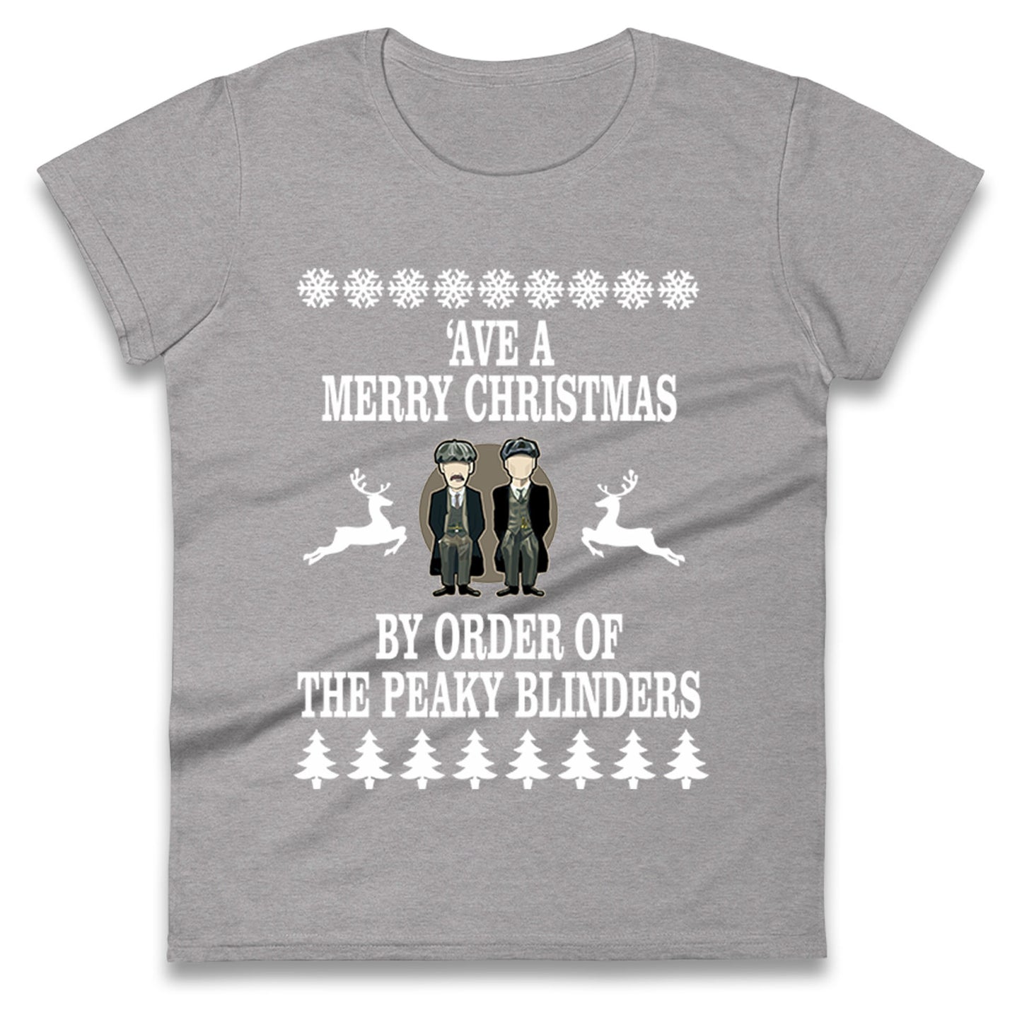 Peaky Blinders Christmas Ladies T Shirt