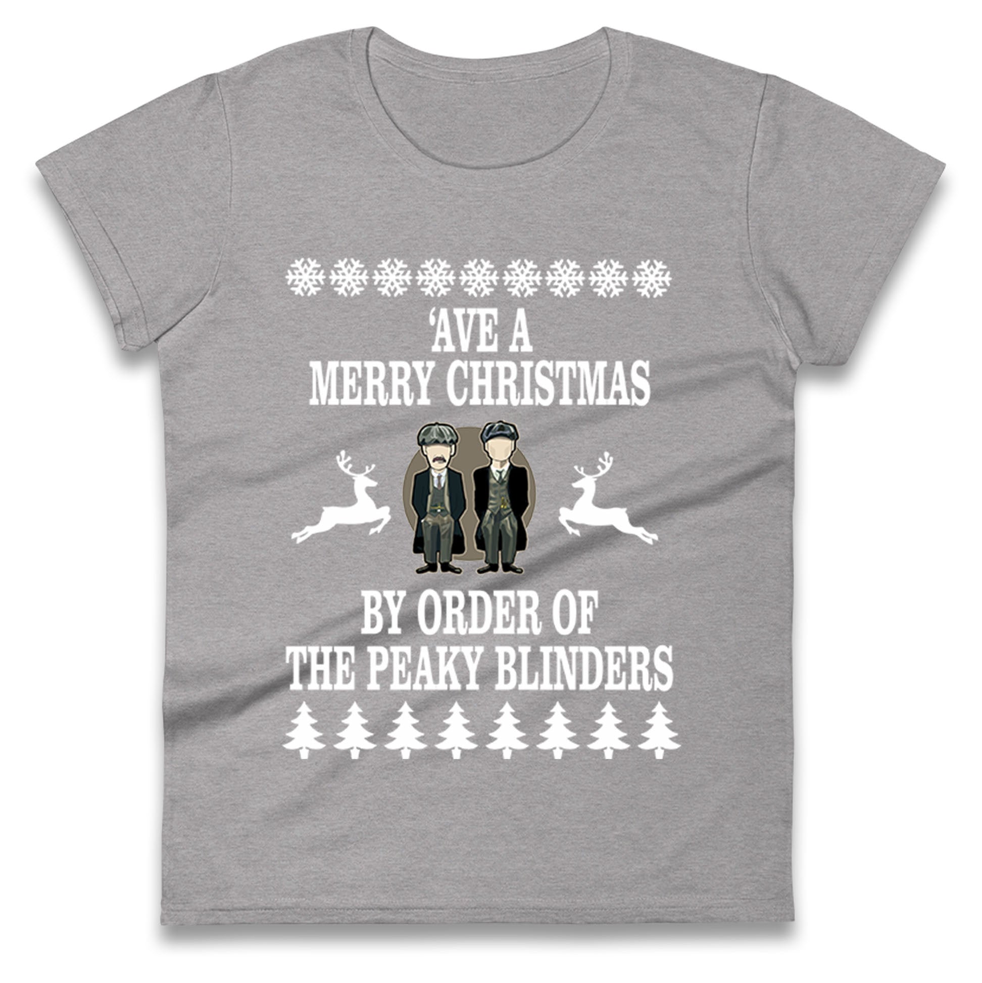 Peaky Blinders Christmas Ladies T Shirt