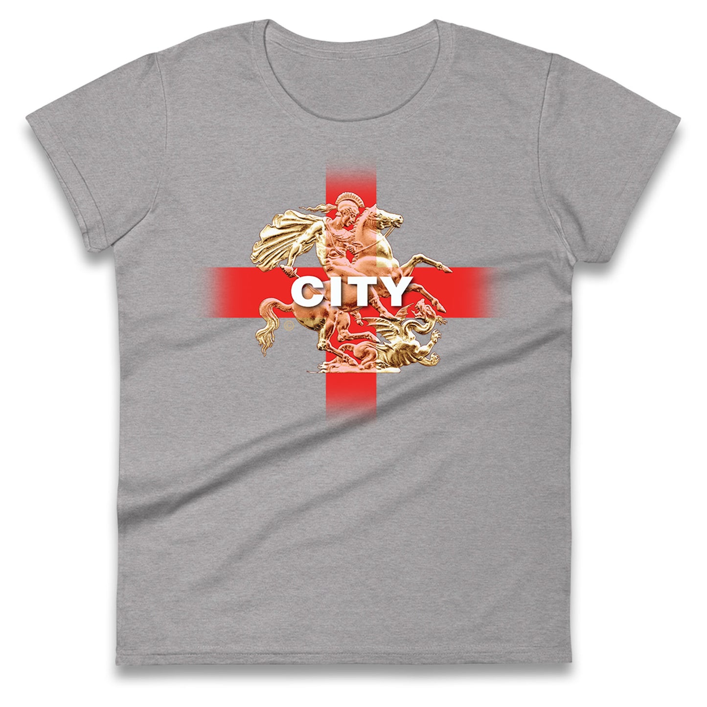 City St George & The Dragon Womens Tee Top