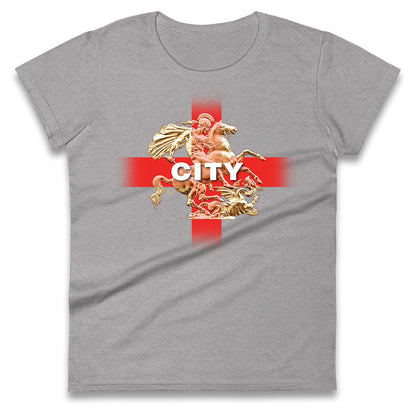 City St George & The Dragon Womens Tee Top