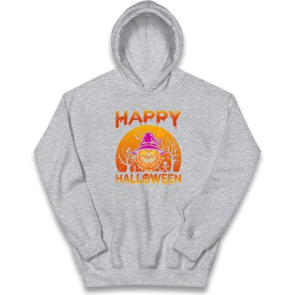 Happy Halloween Pumpkin Witch Hoodie
