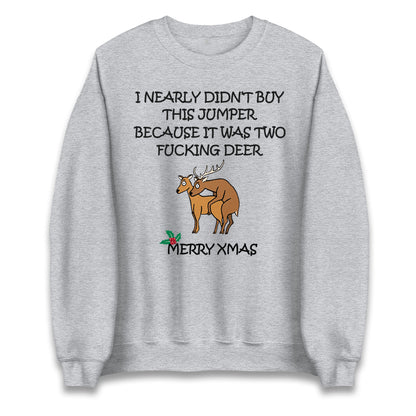 Reindeer Christmas Jumper