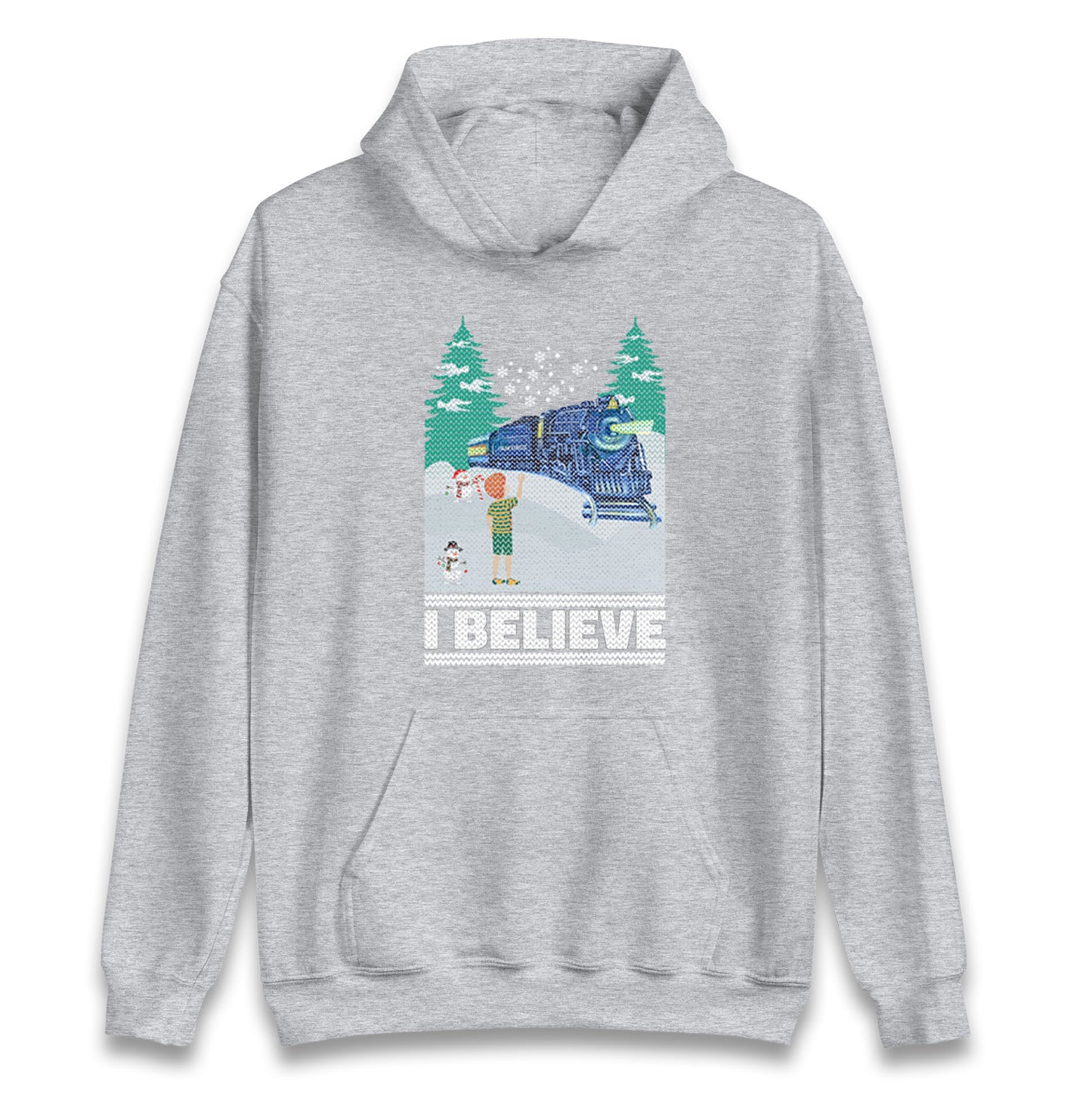 I Beleive Polar Express Christmas Unisex Hoodie