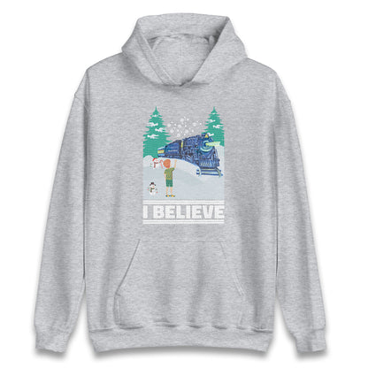 I Beleive Polar Express Christmas Unisex Hoodie