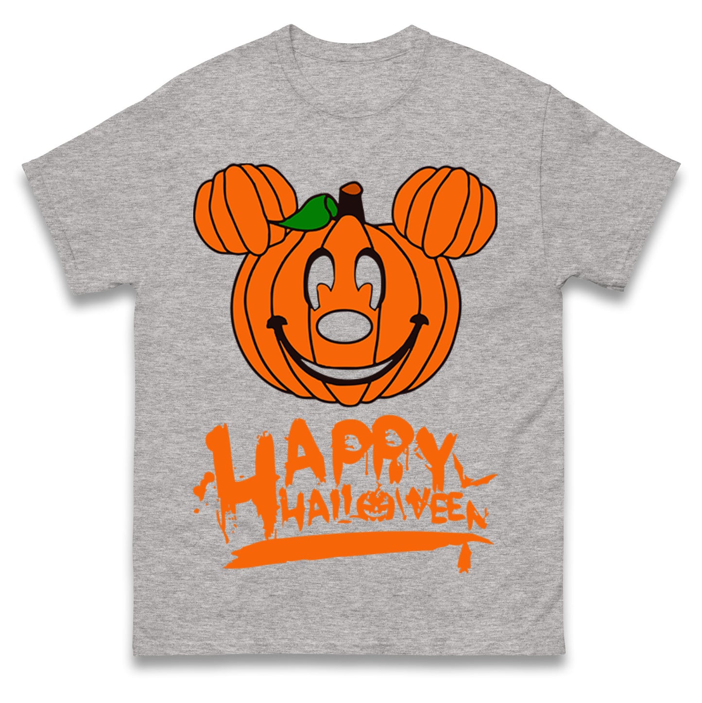 Mickey Mouse Pumpkin Happy Halloween T Shirts