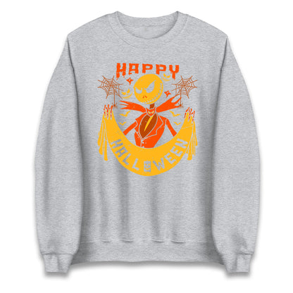 Jack Skellington Happy Halloween Unisex Sweatshirt
