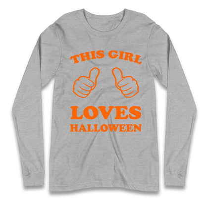 This Girl Loves Halloween T Shirt
