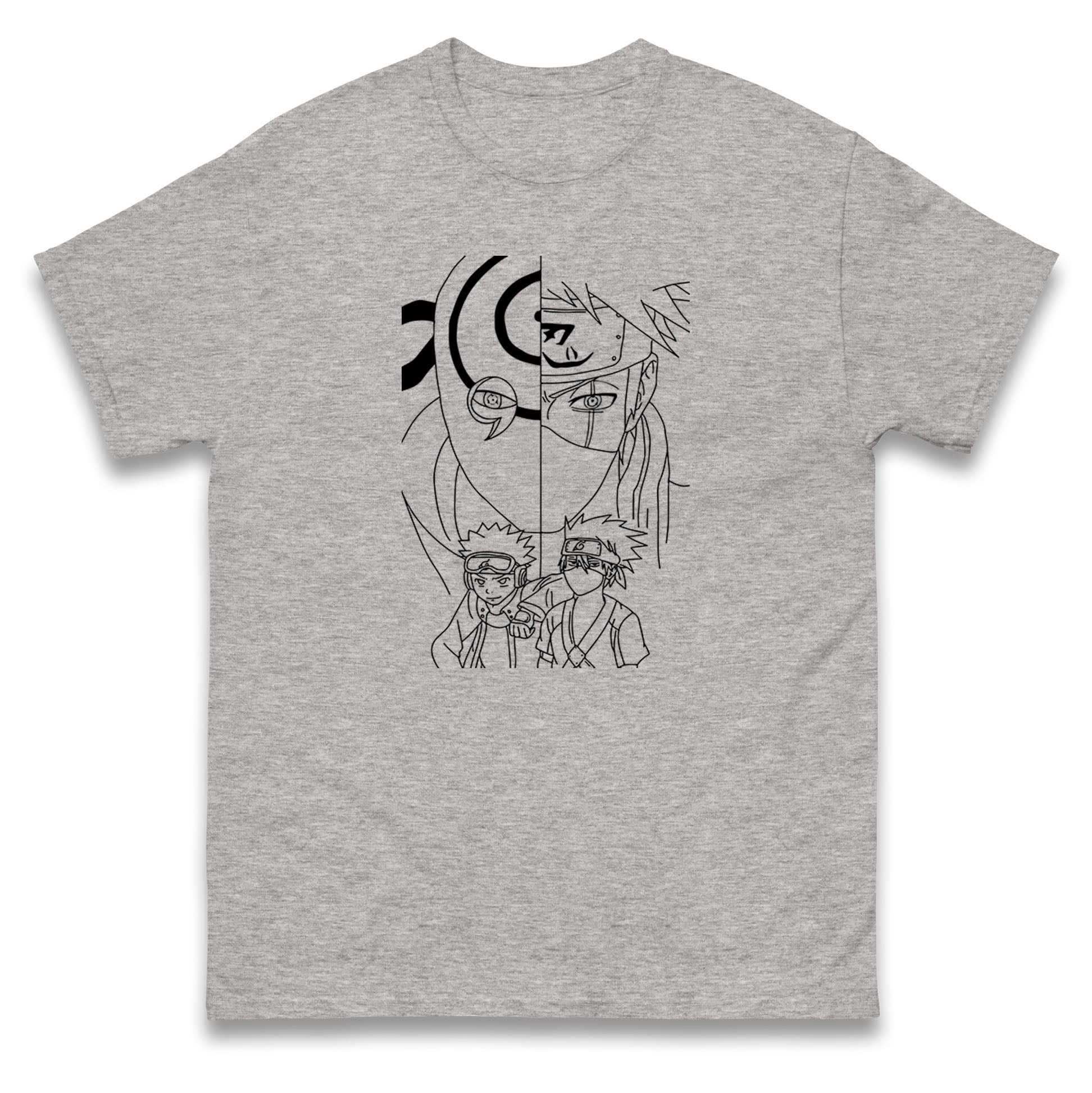Naruto Shippuden T Shirt Obito Uchiha, Kakashi Hatake, And Friends Top