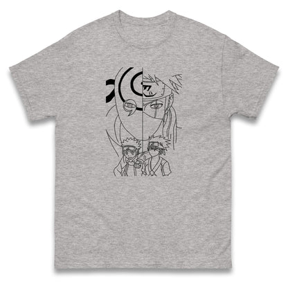 Naruto Shippuden T Shirt Obito Uchiha, Kakashi Hatake, And Friends Top