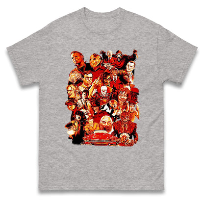 Horror Characters Halloween t shirts