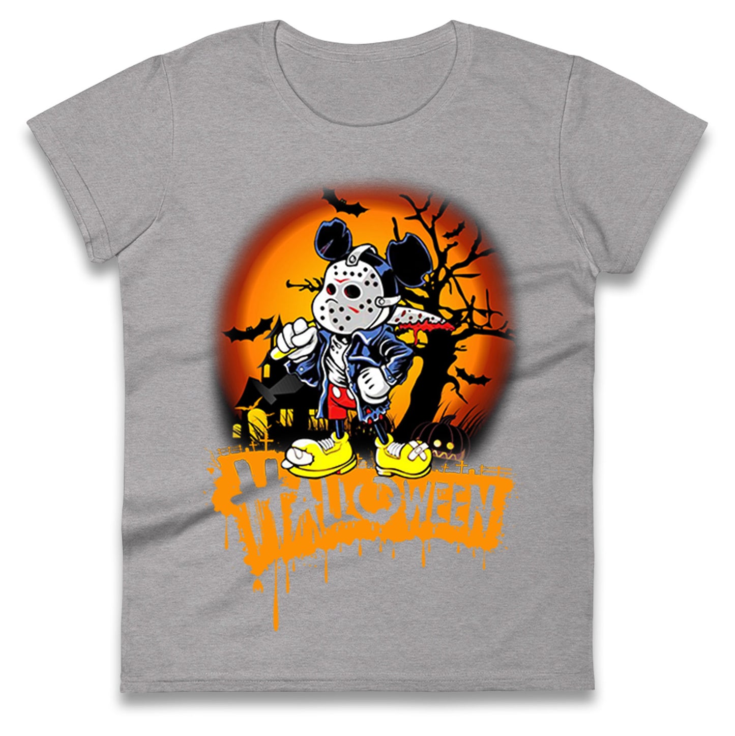 Mickey Mouse Haunted Halloween t shirt
