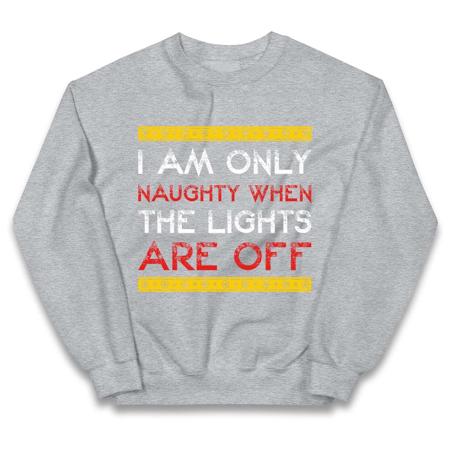 naughty christmas jumper