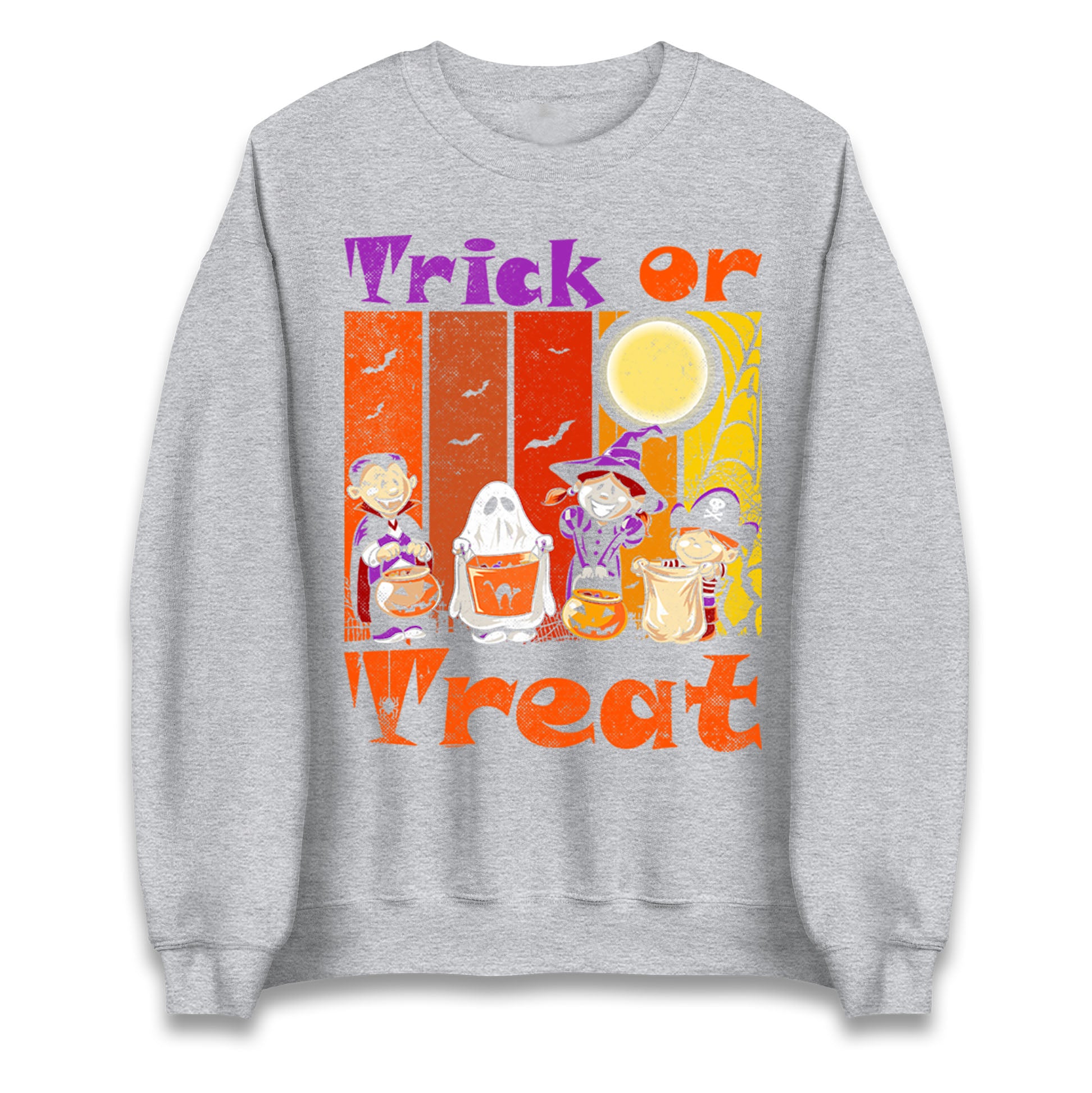 Scary Vampire Trick Or Treat Halloween Sweatshirt
