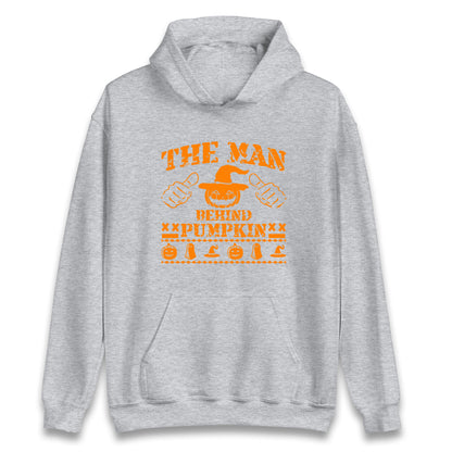 The Man Behind Pumpkin Halloween Unisex Hoodie