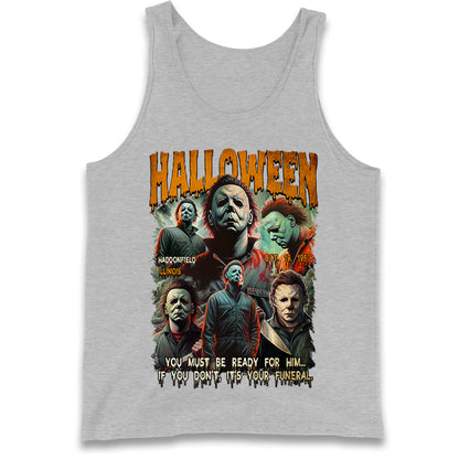 Michael Myers Scary Halloween Bootleg Tank Top