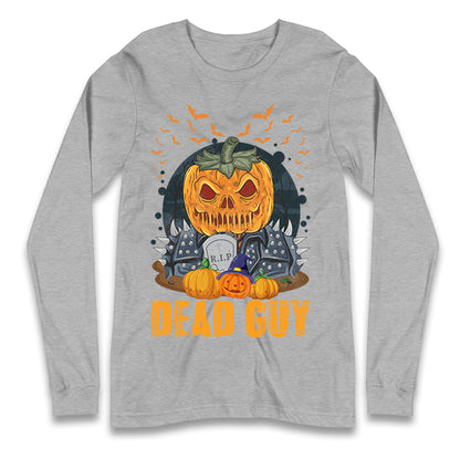 Scary Pumpkin Dead Guy Halloween T Shirt
