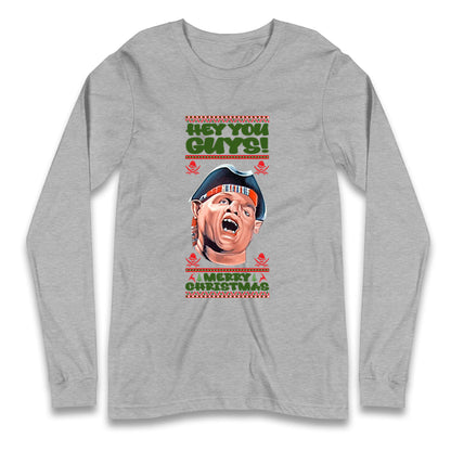 goonies sloth christmas long sleeve t shirt