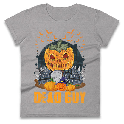 Scary Pumpkin Dead Guy Halloween t shirt
