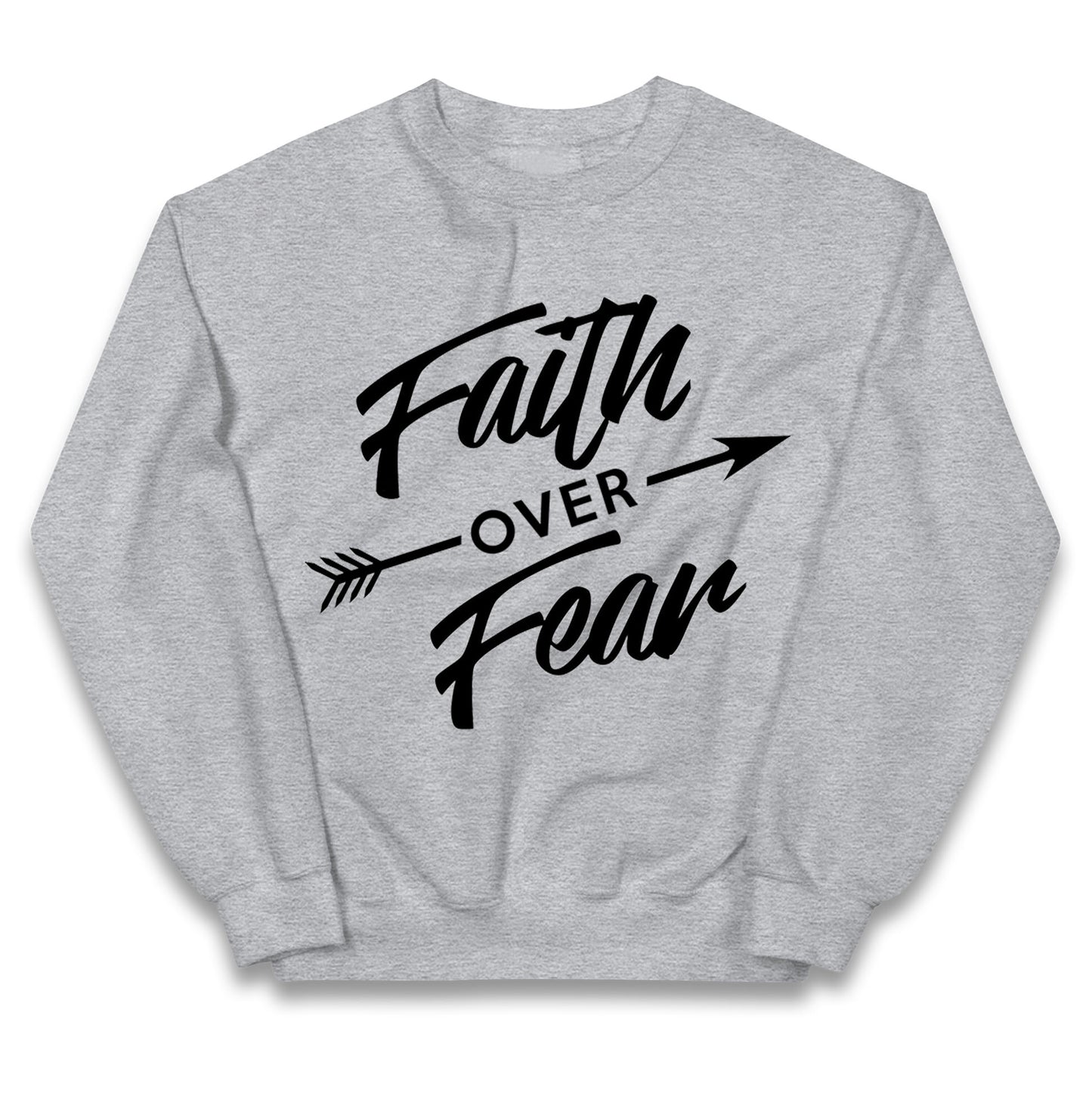 Faith Over Fear Kids Jumper