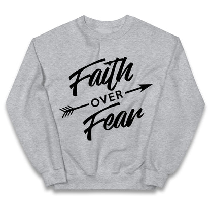 Faith Over Fear Kids Jumper
