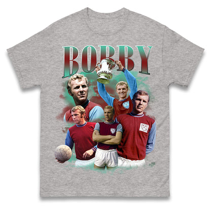 Retro Bobby Moore T Shirt