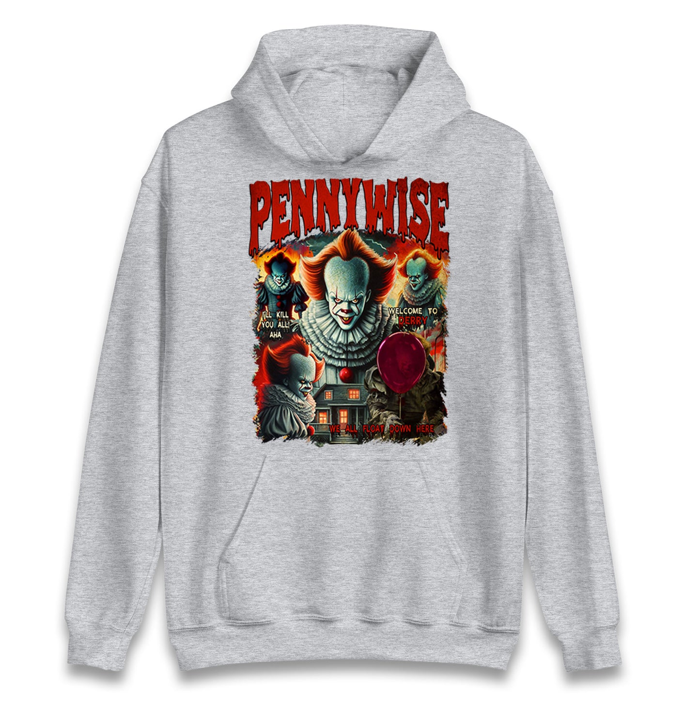 The Clown Pennywise Halloween Bootleg Unisex Hoodie